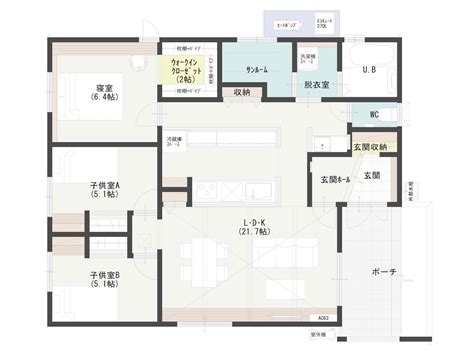 長方形房子|長方形の平屋間取り図64選！【細長い2LDK・3LDK・…